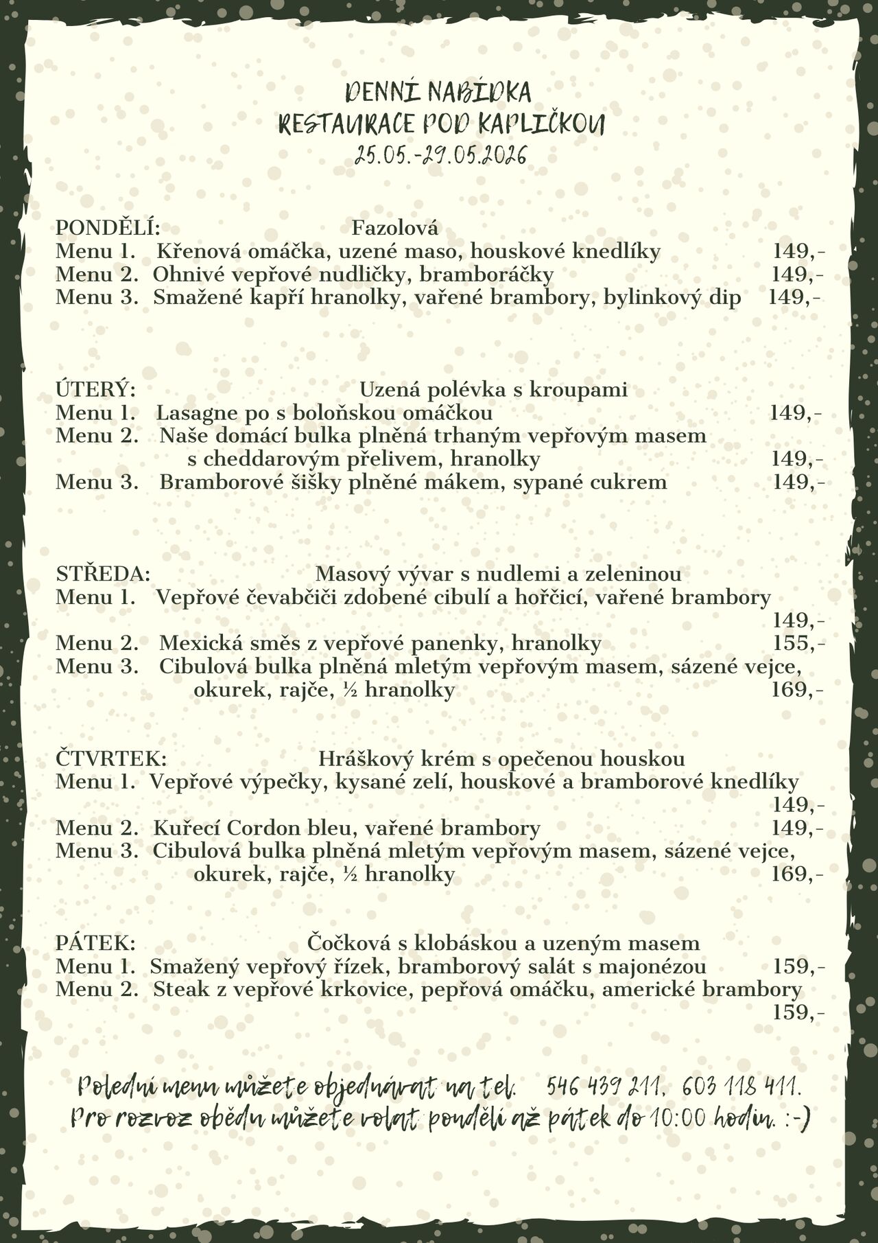 Denní menu