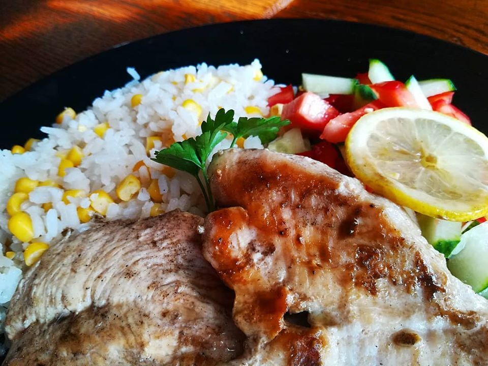 Vaslapon sült csirkemell