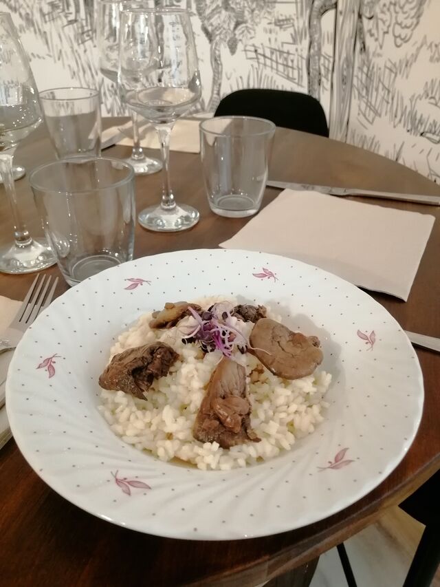 risotto cepes et girolles