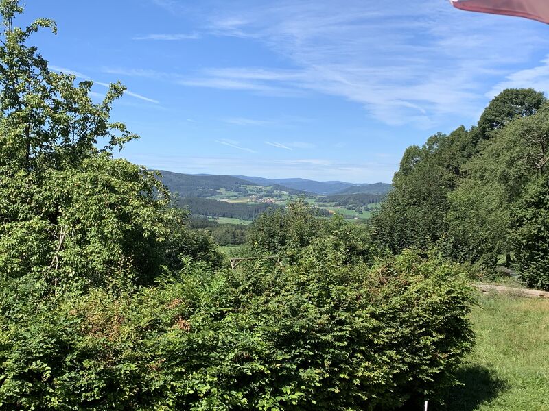 Blick von der Terrasse / Balkon 