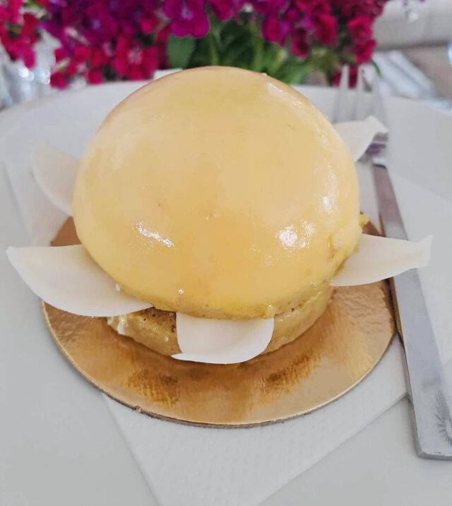 Barackos-mézes desszert