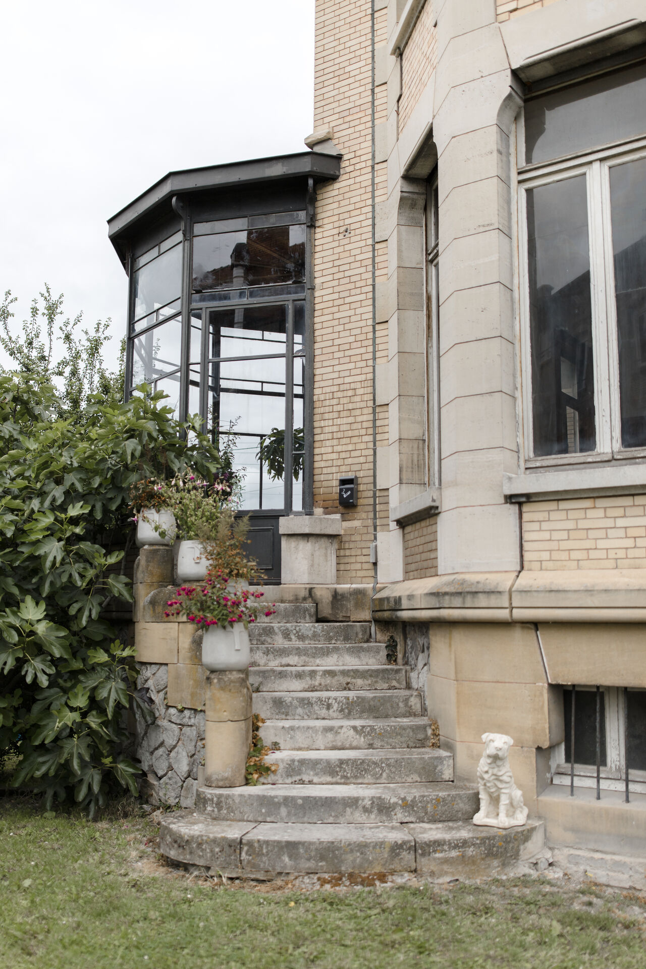 Accès extérieur de la véranda