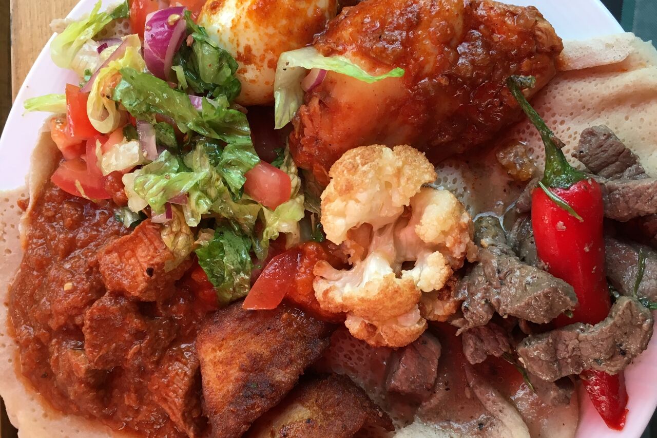 Äthiopisches Buffet