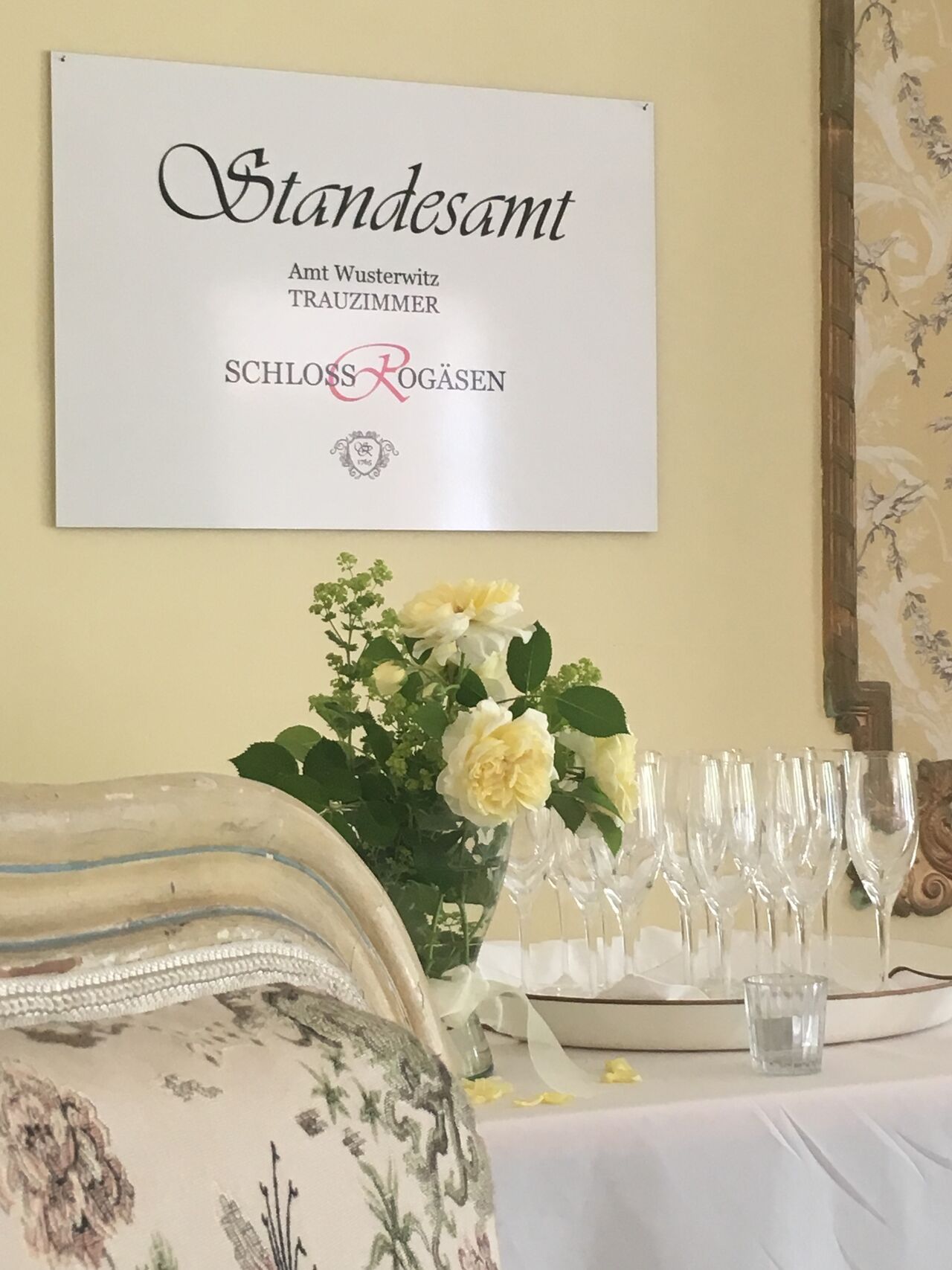 Standesamt - ausgelagertes Trauzimmer des Standesamt Wusterwitz