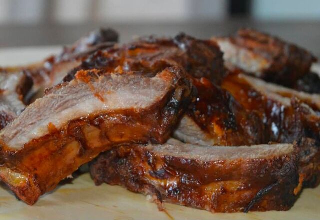 Costine di maiale alla bbq