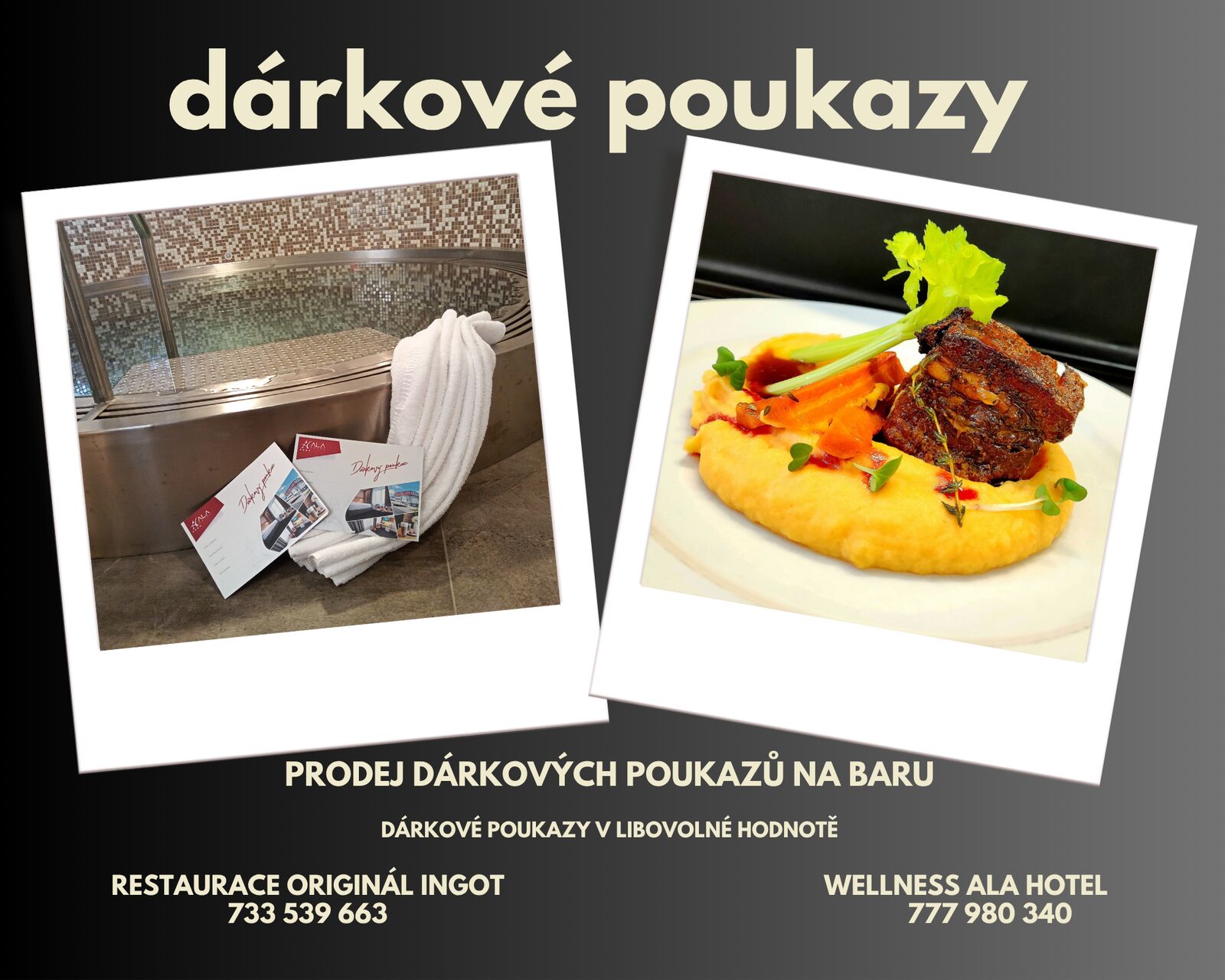 DÁRKOVÉ POUKAZY