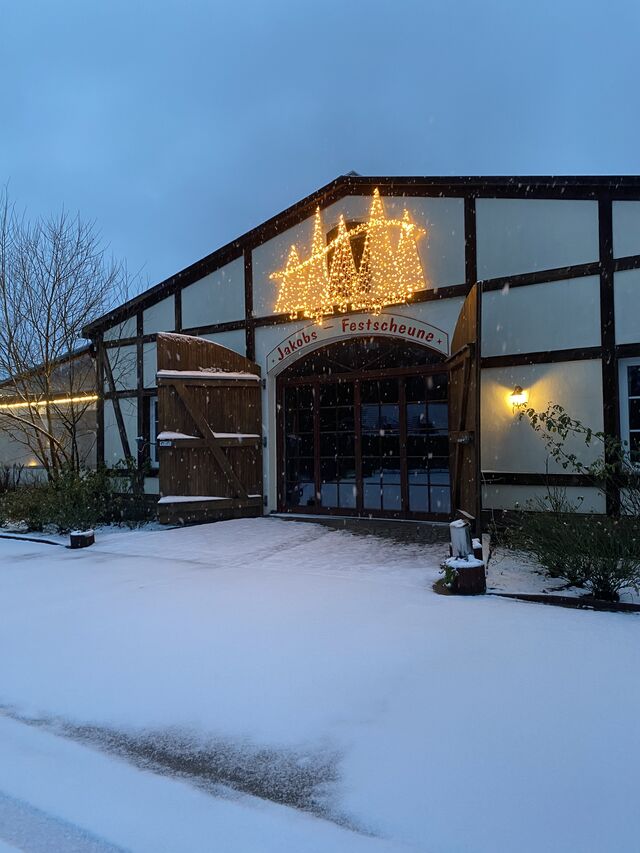 Festscheune im Winter