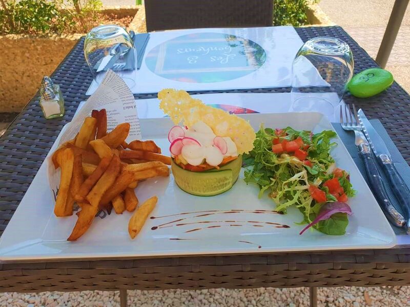 Tartare de Légumes et ses frites maison