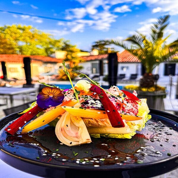 Salade plein champ de Homard entier à la mayonnaise légère