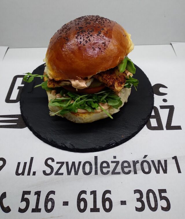 Burger łysa opona