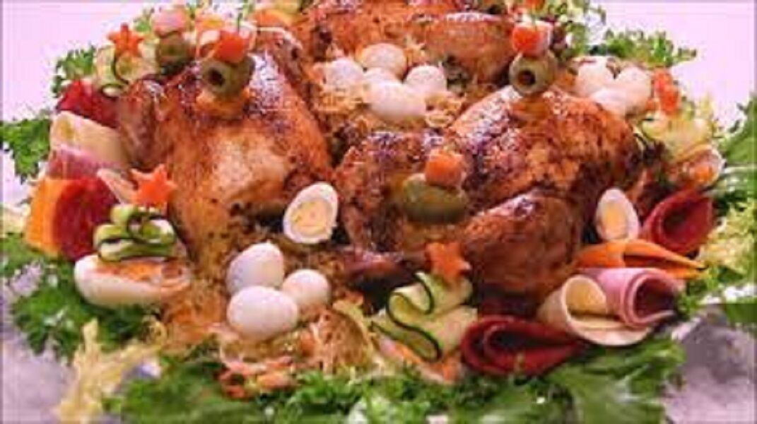 Poulet farcis au vermicelle de riz