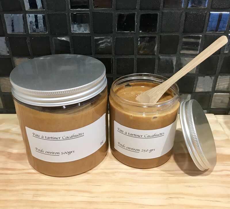Pâte à tartiner Cacahuètes , deux tailles pour les petits et les grands 