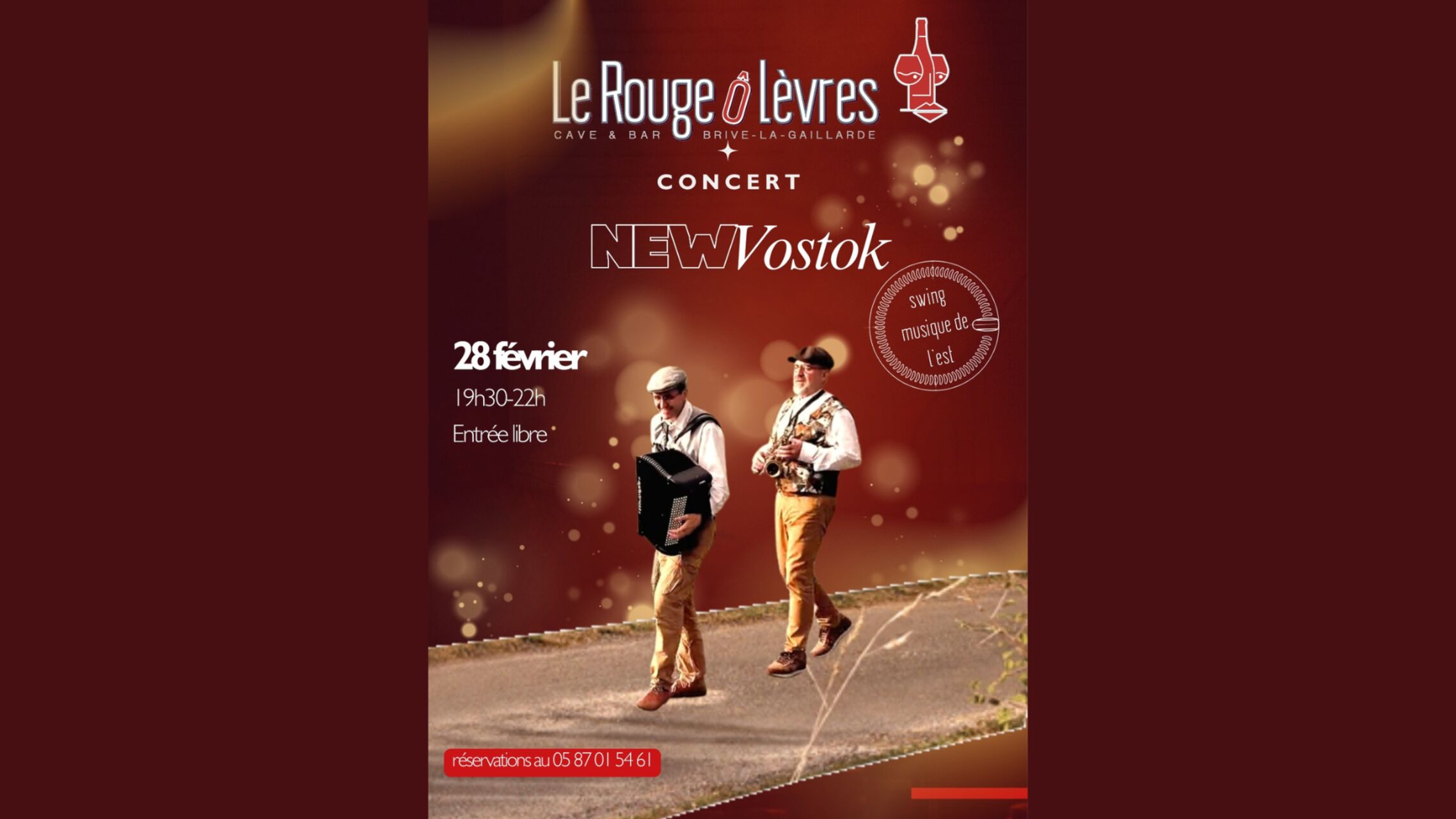 Samedi 28 Février : Concert New Vostok