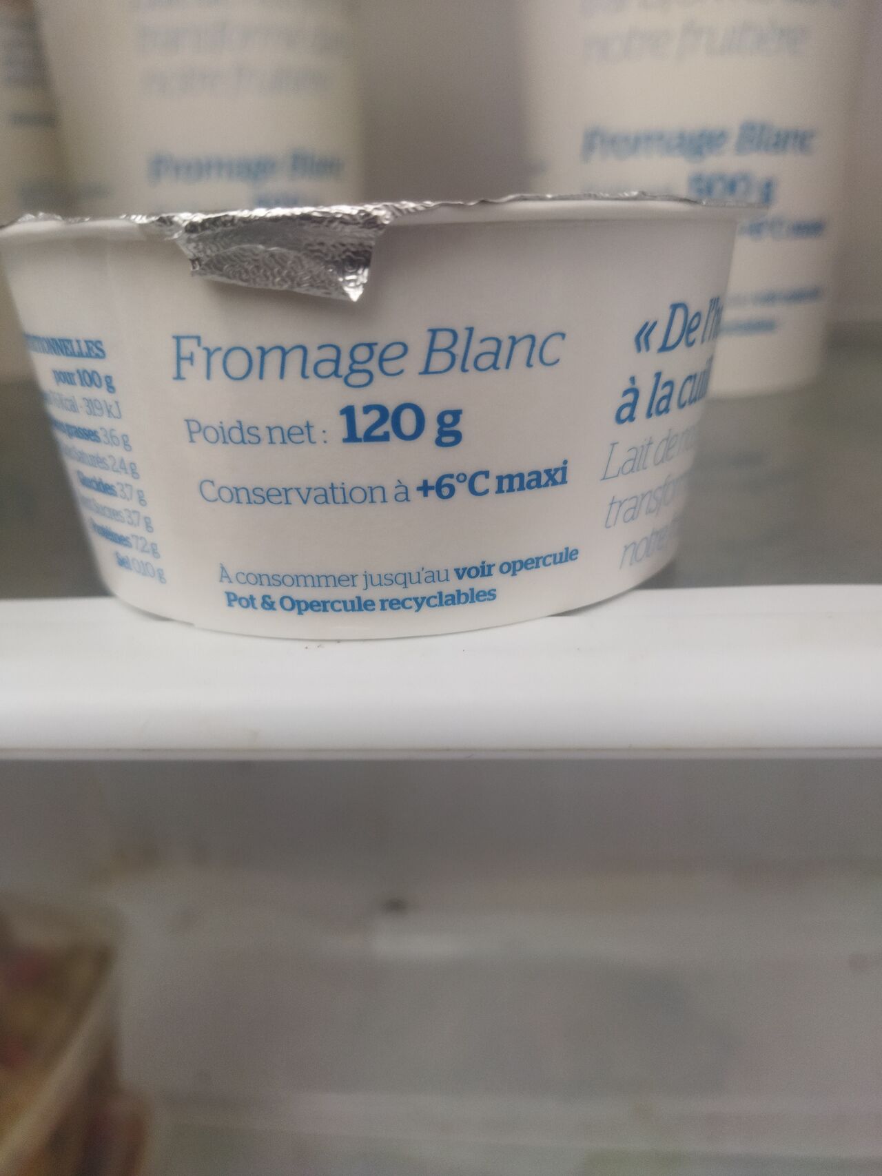 Fromage blanc 1.03 €