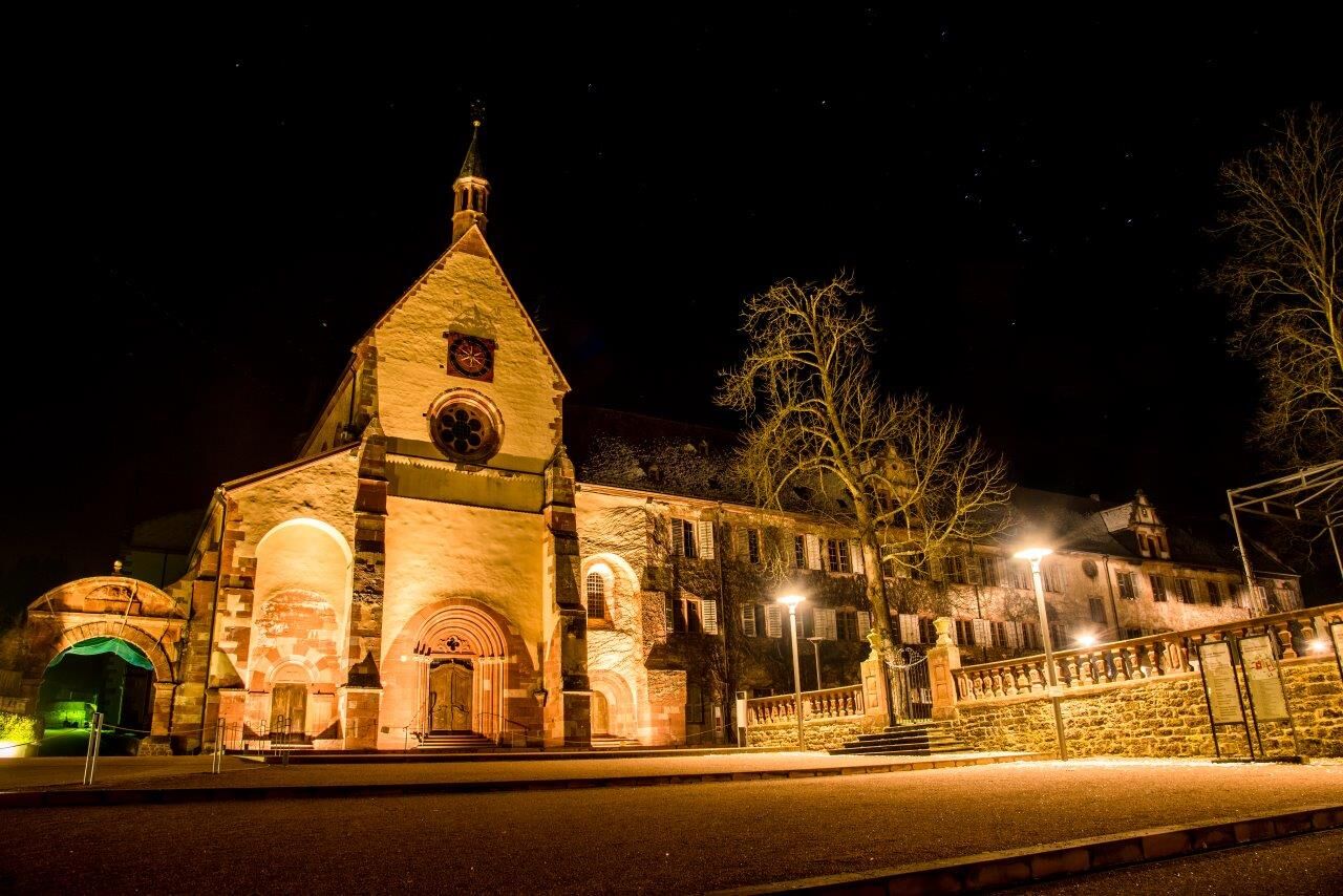Blick auf das schöne Kloster
