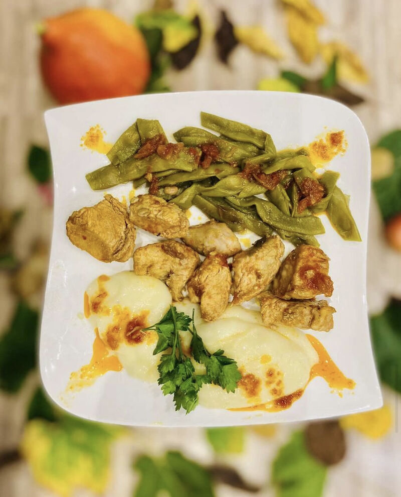 Purée maison et ses légumes de saison 