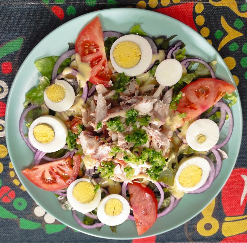 Salade composée au poulet