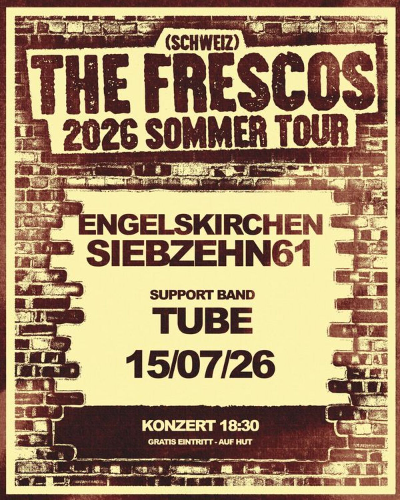 Mi. 15. Juli Tube & Friends
