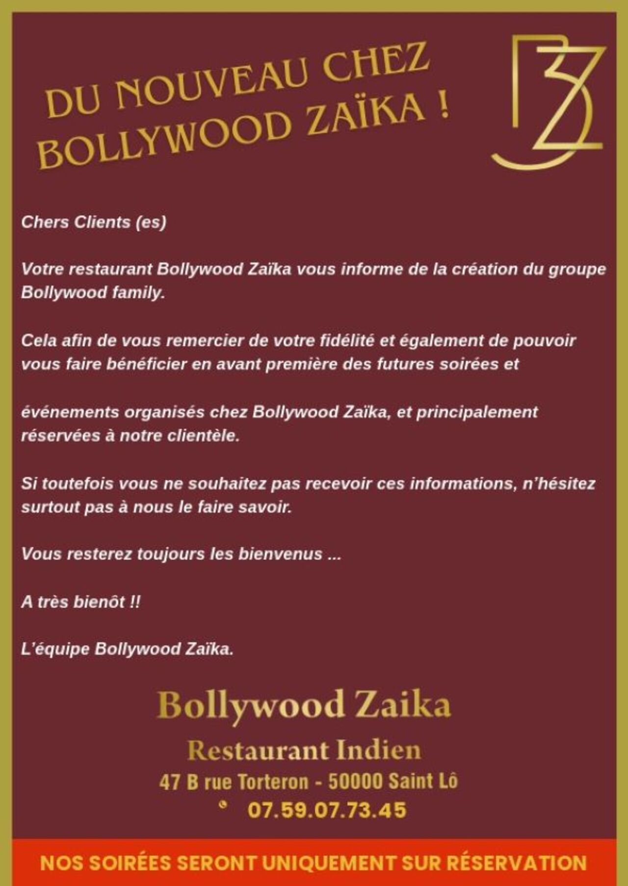 Bollywood Zaïka Saint-Lô