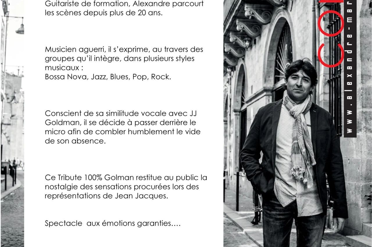 Alexandre Marceau avec sa reprise de Jean-Jacques Goldman