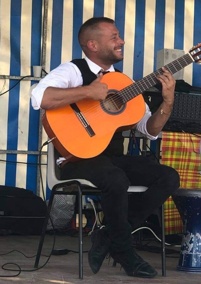 Concert de Guitarra Flamenca offert pendant le repas