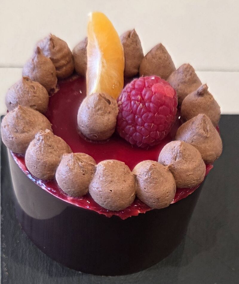 craquant chocolat mandarine framboise 