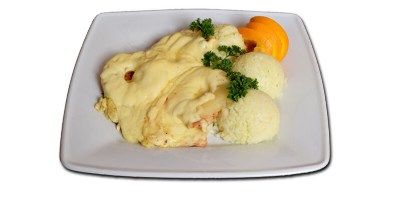 Hawaii csirkemell / Hawaiian chicken breast (grilled chicken with pineapple and cheese)