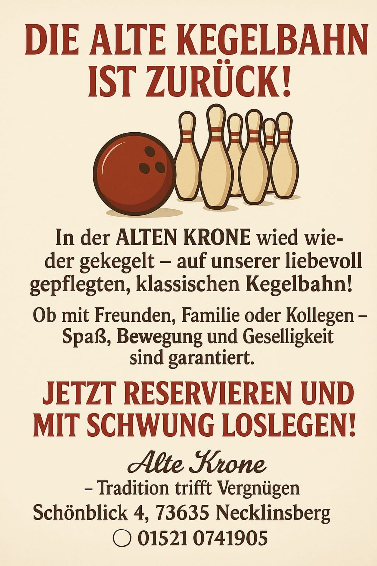 Kegelbahn