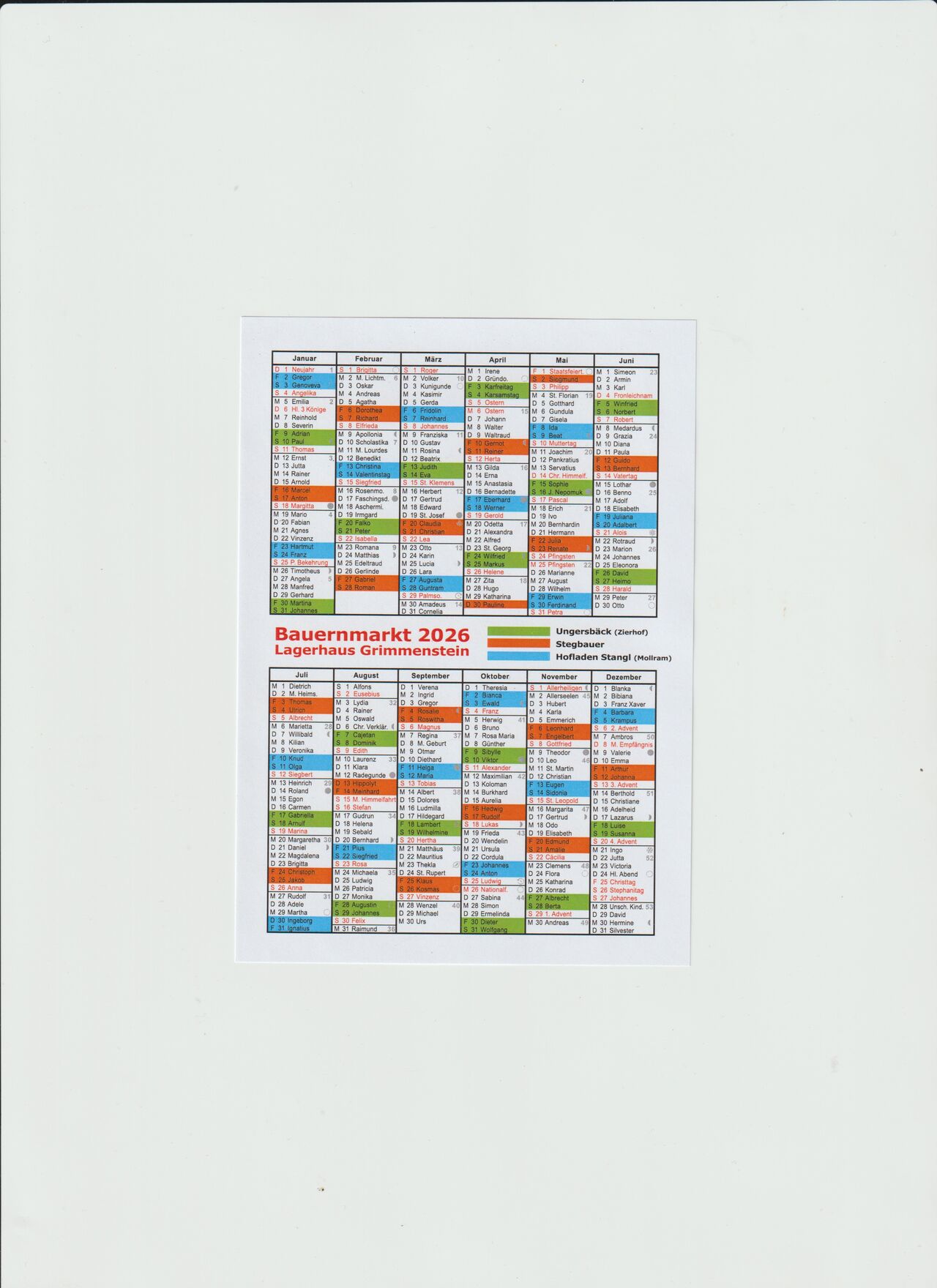 Heurigenkalender