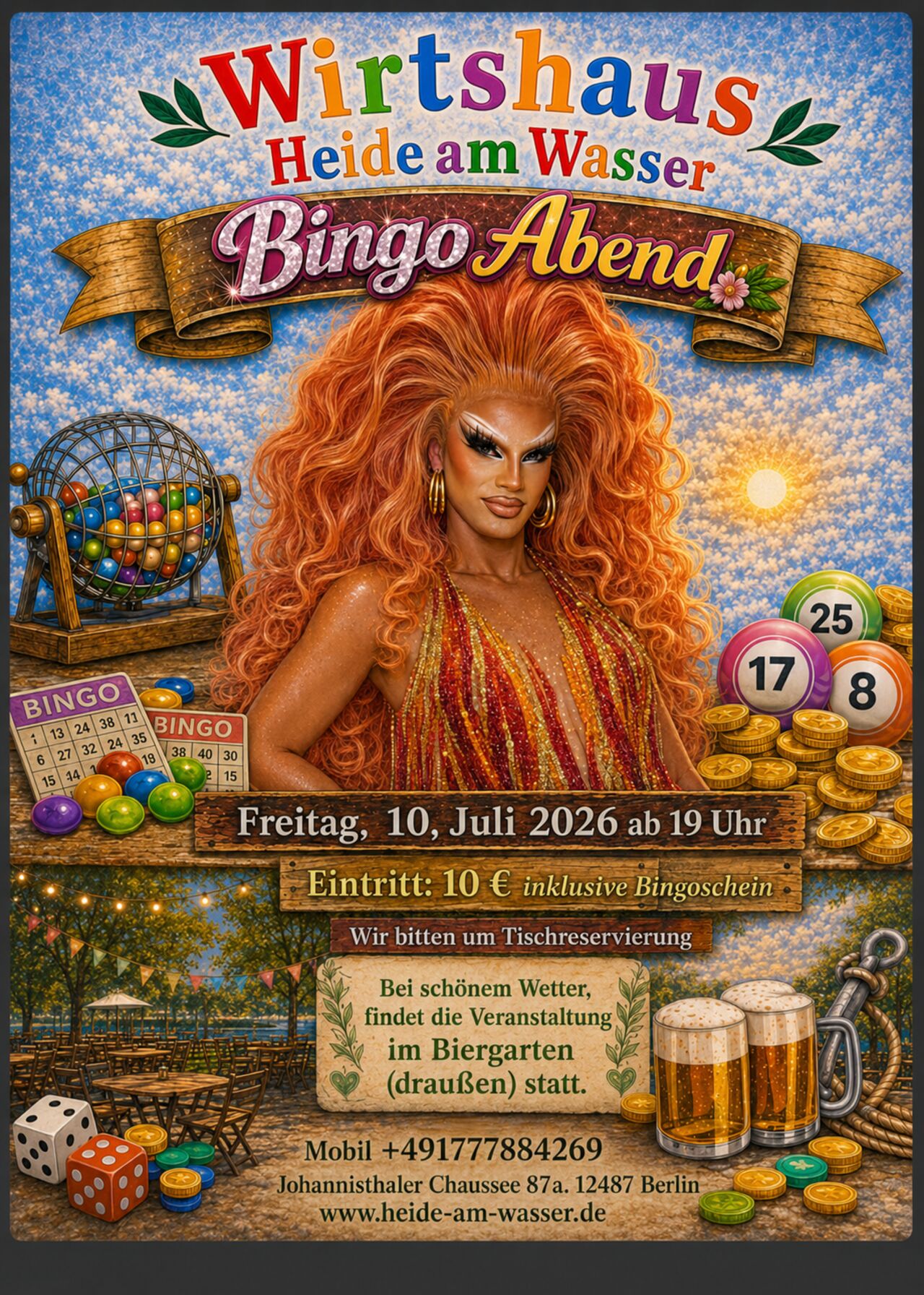Bingo Abend Freitag 10. Juli 2026