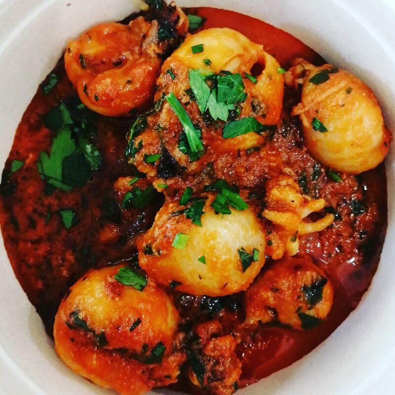 Seppioline in umido con polenta