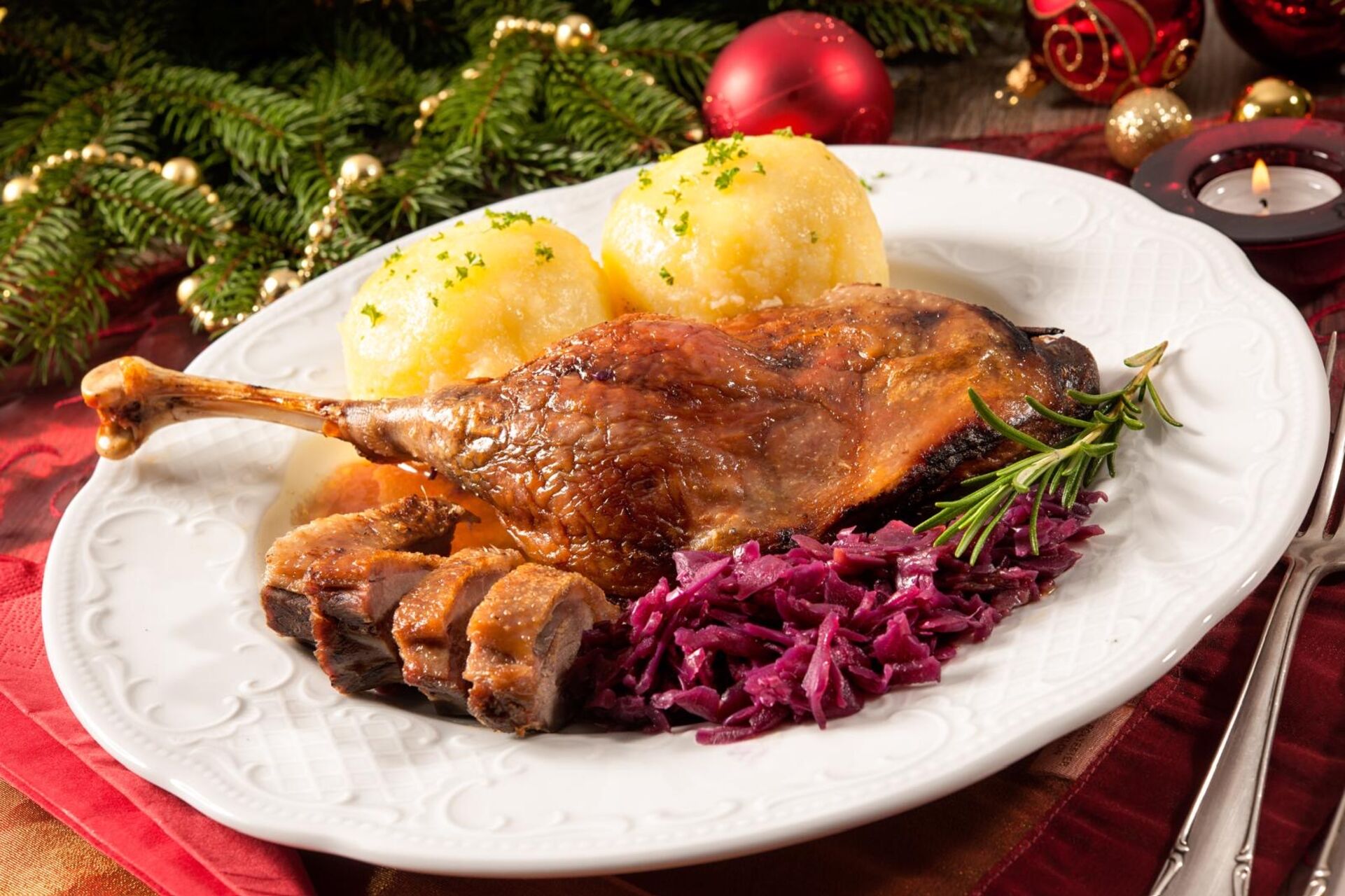 Löwen´s knuspriger Gänsebraten