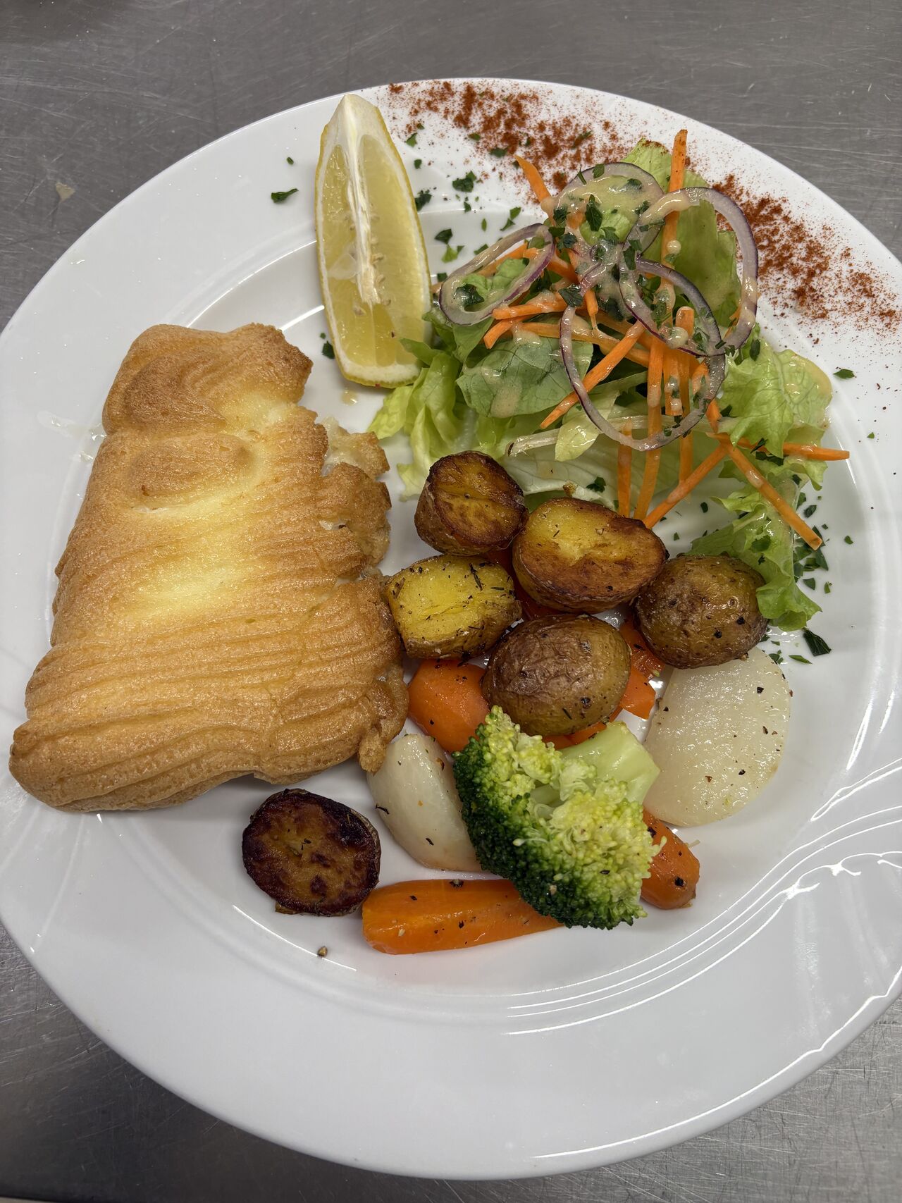 Morue gratinée à l’aïoli