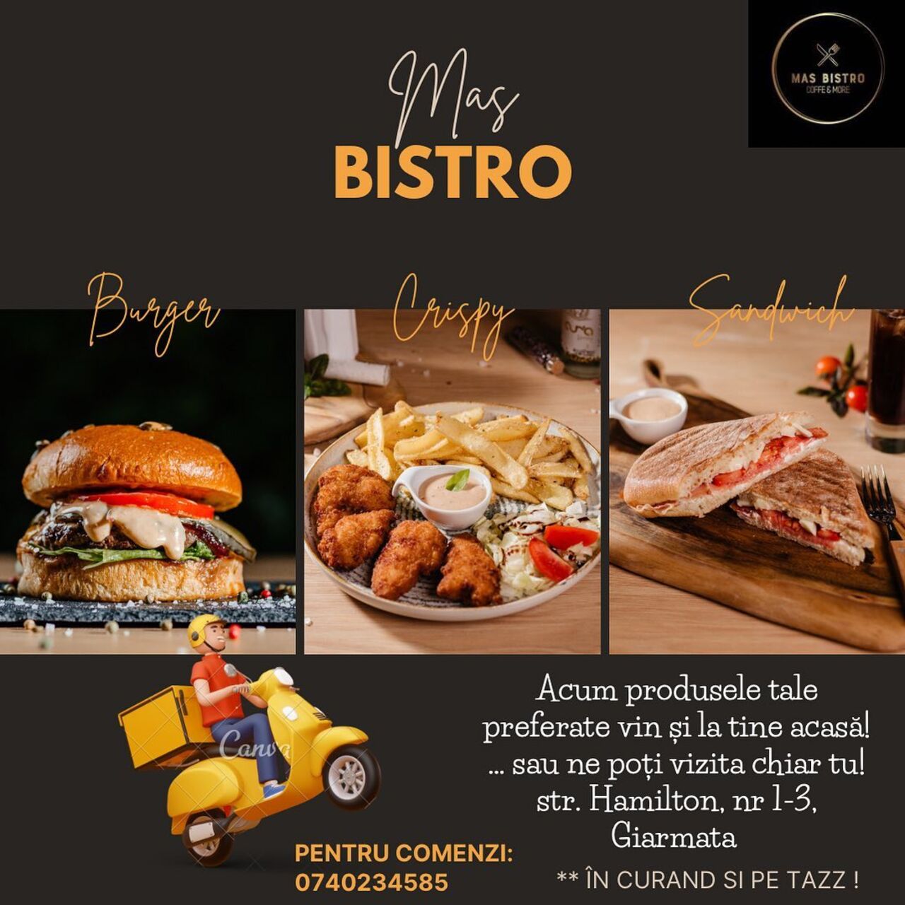 Livram in apropiere de locatia noastra