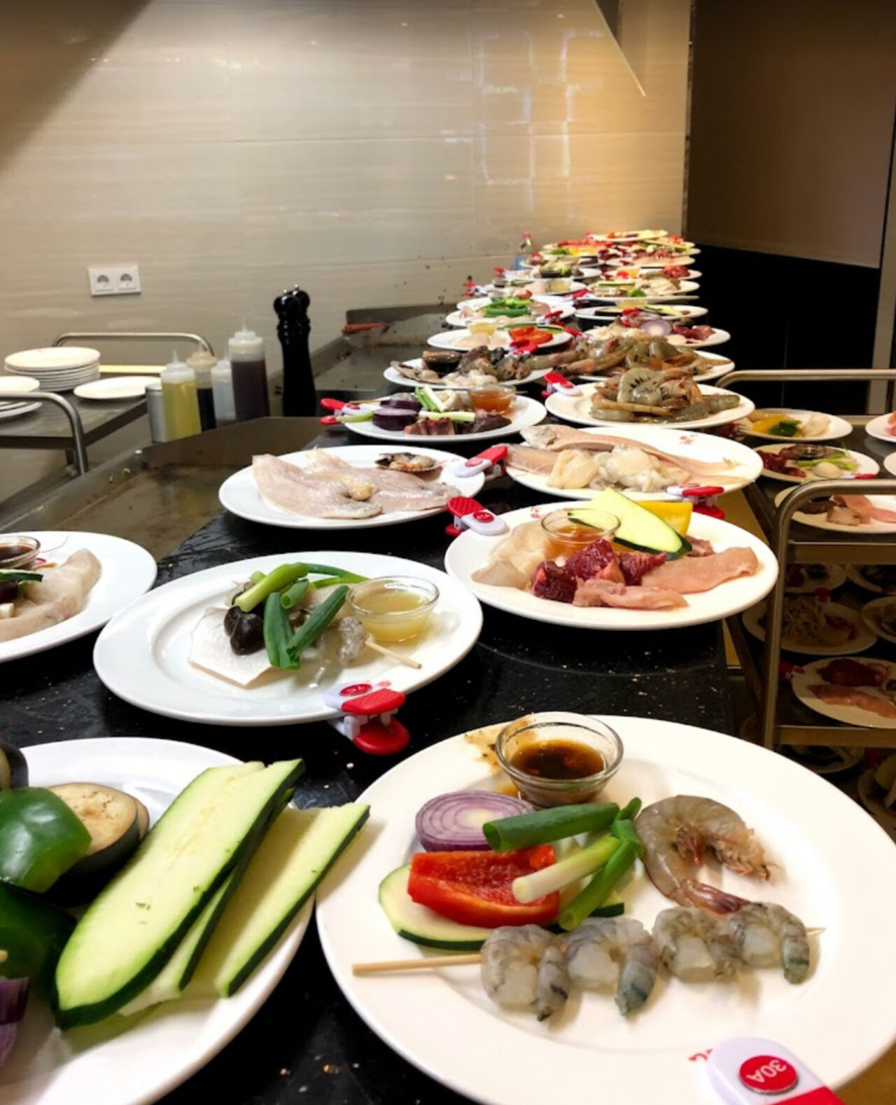 So funktioniert unser Grill-Buffet