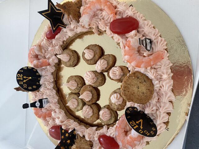 Pour vos réceptions couronne salée