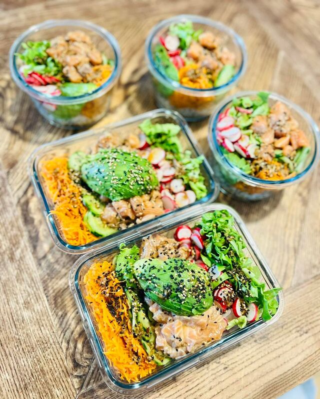 Poke bowl saumon pour 2 personnes