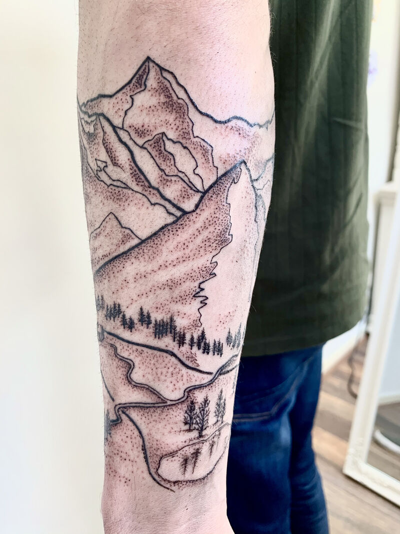 Berglandschap - voor Nathan