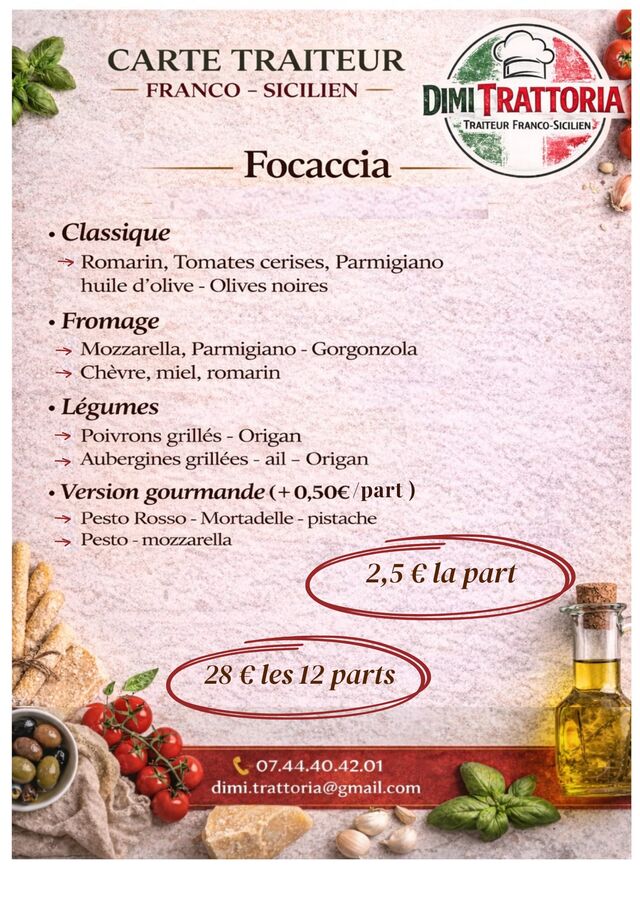 Nos focaccias