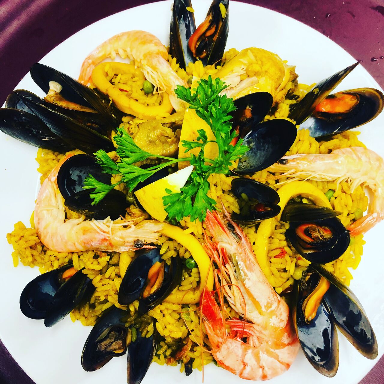 La paella du gourmet