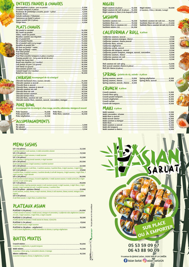 NOUVEAU MENU