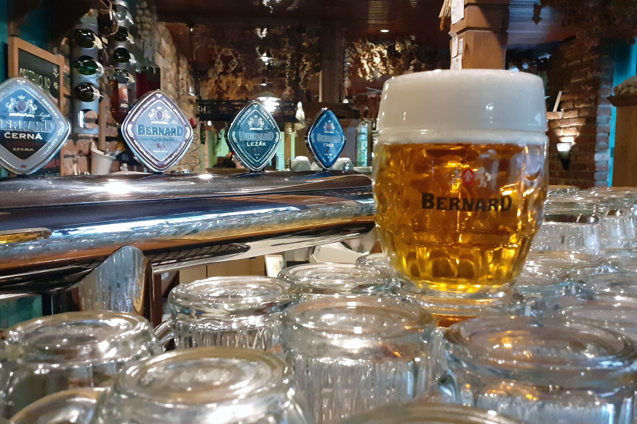Široká nabídka piva