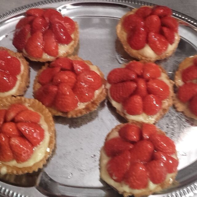 Tartelettes aux fraises maison