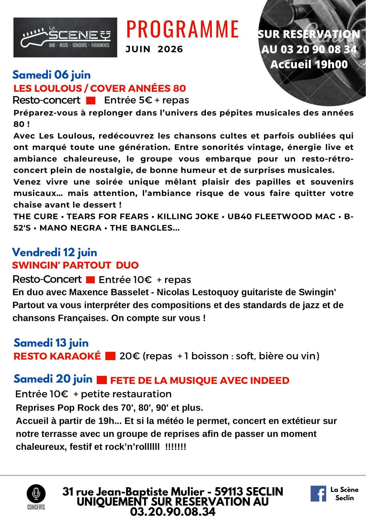 PROGRAMME JUIN 2026