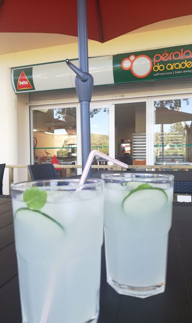 Beba a mais refrescante limonada com erva santa. 