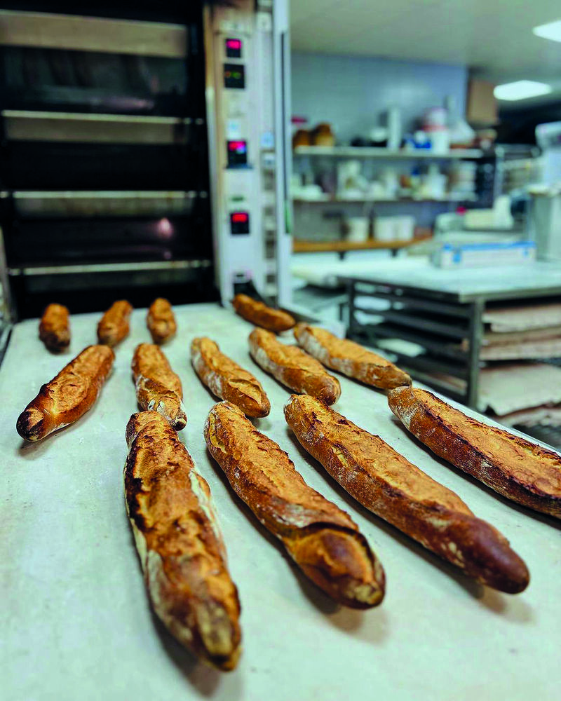 Baguettes sorties du four