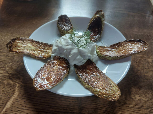 Gebratene Zucchini