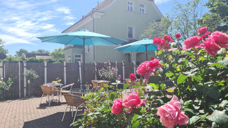 Aussenbereich-Rosenblumengarten 