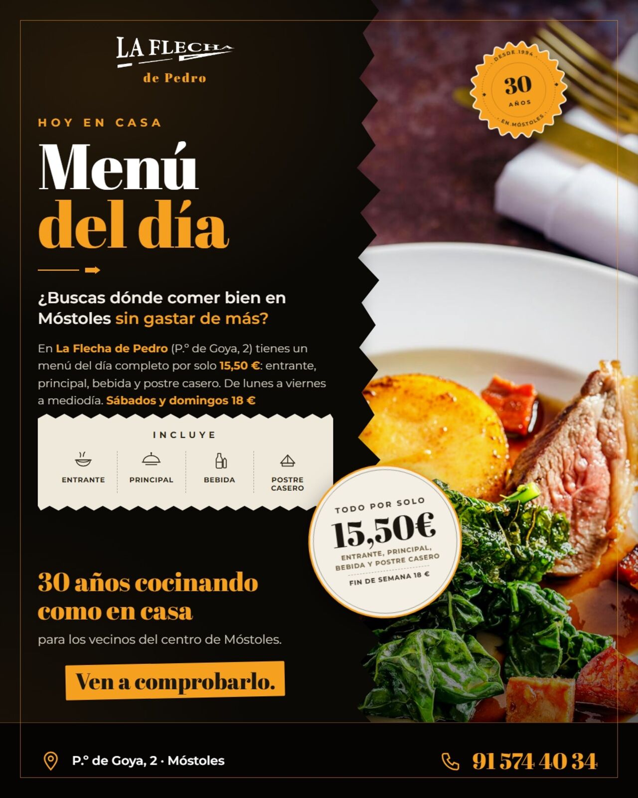 ¿Buscas dónde comer bien en Móstoles sin gastar de más?
