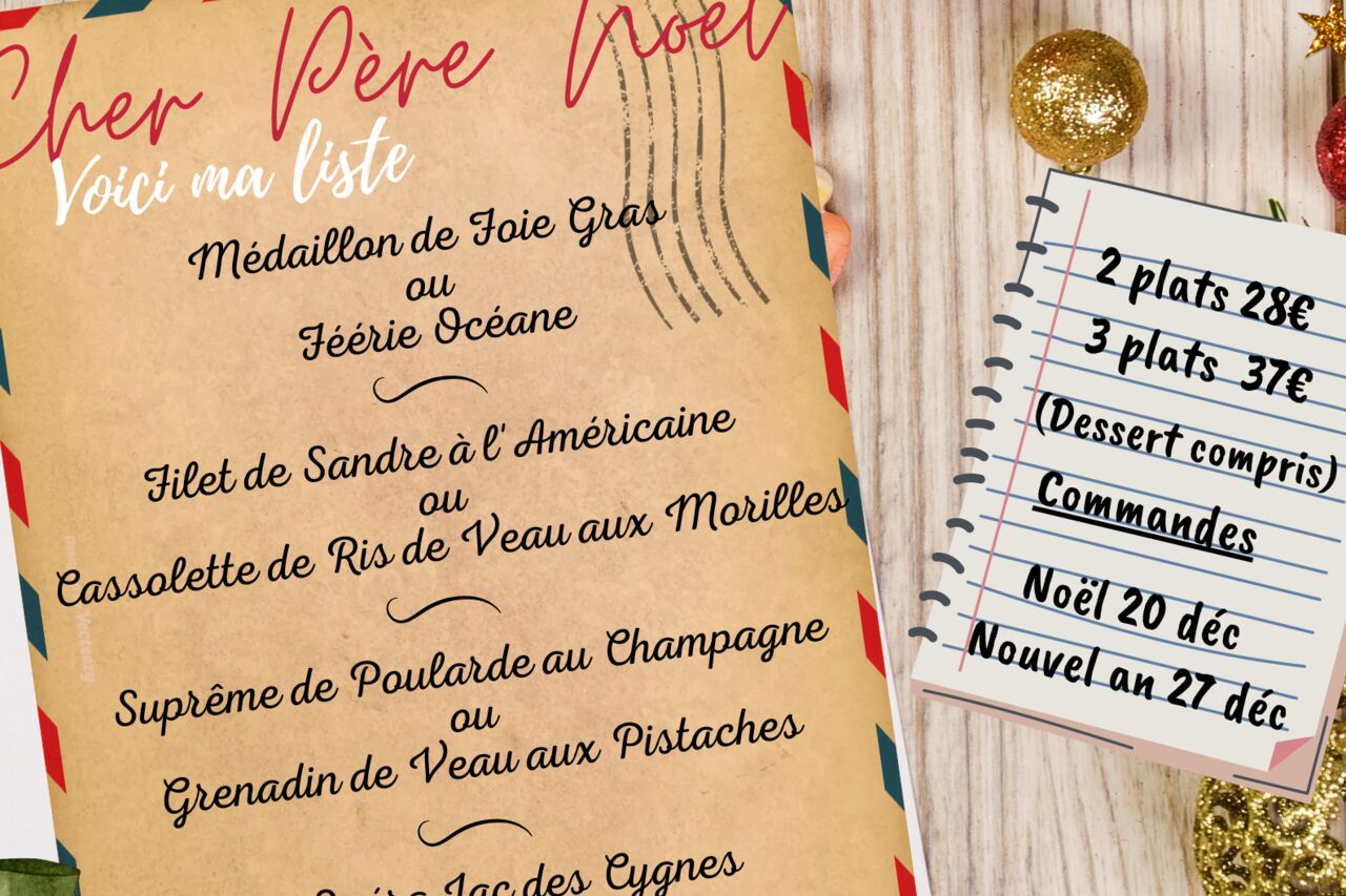 Menus de fêtes à emporter